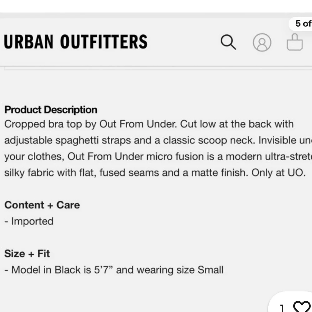 Urban Outfitters Out From Under Micro Fusion Low-Back Bra Top in Beige - Picture 5 of 5